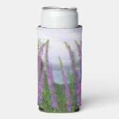 Hübsche Lupine-Blume am See Selters Dosenkühler (Seltzer Vorderseite)