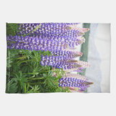 Hübsche Lupinen @ Lake Tekapo Neuseeland Geschirrtuch (Horizontal)