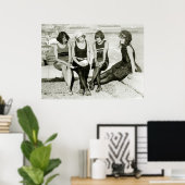 Hübsche Mädchen, 20er Poster (Heimbüro)