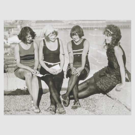 Hübsche Mädchen, 20er Seidenpapier (Vorderseite)