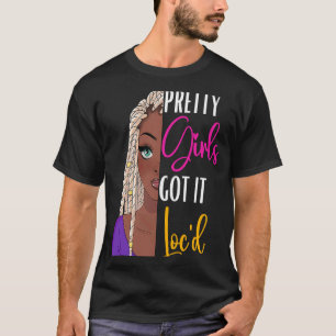 Hübsche Mädchen Got es Locale Melanin Afro Frau D T-Shirt