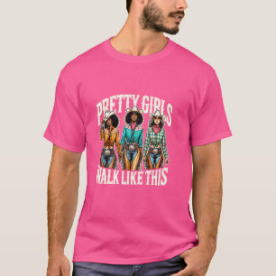 Hübsche Mädchen laufen wie diese Fashion Cowgirl S T-Shirt