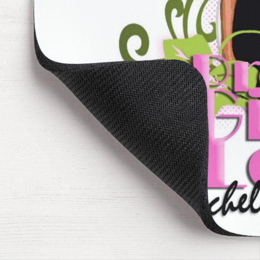 "Hübsche Mädchen-Liebe-" Computerauflage Michelle Mousepad (Ecke)