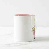 "Hübsche Mädchen-Liebe-" linke Tasse Michelle O (Mittel)