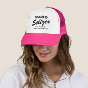 Hübsche Mädchen Wochenende Ausflug Rosa Party  Truckerkappe