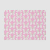Hübsche Mädchenhafte Rosa Schmetterlingsflügel Seidenpapier (Vorderseite)