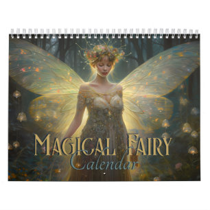 Hübsche magische Feen-Fantasy-Frauen Kalender