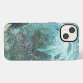 Hübsche Manatee-Kunst iPhone Hülle (Rückseite (Horizontal))
