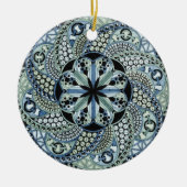 Hübsche Mandala Keramik Ornament (Vorne)
