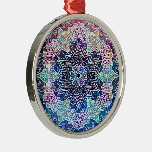 Hübsche Mandala Ornament Aus Metall (Rechts)