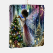 Hübsche Märchen, die den Weihnachtsbaum dekorieren Keramikornament (Rechts)