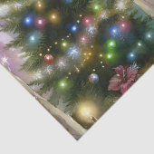 Hübsche Märchen, die den Weihnachtsbaum dekorieren Seidenpapier (Detail)