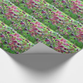 Hübsche Märchenflügel (Epimedium) Frühjahrs-Blume Geschenkpapier (Ecke)