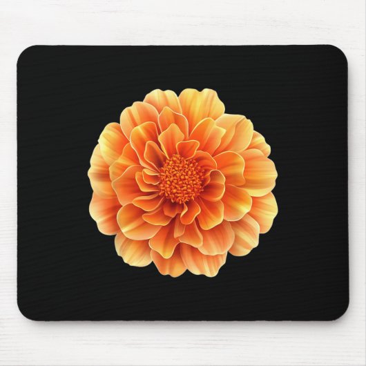 Hübsche Marigold-Blume Mousepad (Vorne)
