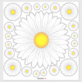 Hübsche Mauer Aufkleber (Blatt)