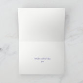 Hübsche Mauve Granny Print Großmutter Muttertag Karte (Innenseite)