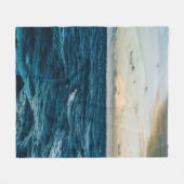 Hübsche Meereslandschaft Fleecedecke (Vorderseite (Horizontal))