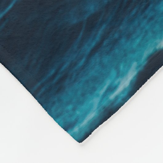 Hübsche Meereslandschaft Fleecedecke (Ecke)