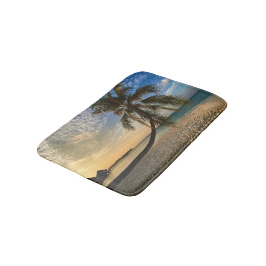 Hübsche Meerestiere Badematte (Schrägansicht)