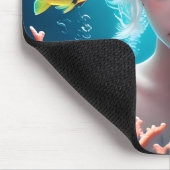 Hübsche Meerjungfrau Mousepad (Ecke)