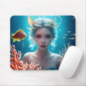 Hübsche Meerjungfrau Mousepad (Mit Mouse)