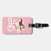 Hübsche Meerjungfrau Personalisiert Reisen Gepäckanhänger (Vorderseite horizontal)