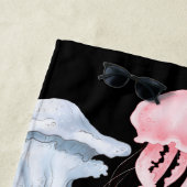 Hübsche Meerjungfrauen und Quallen Strandtuch (Beispiel)