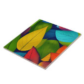 Hübsche Mehrfarbige Blätter Fliese (Seite)