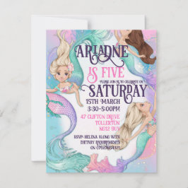 Hübsche Mermaids Einladungen
