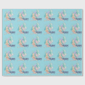 Hübsche Mermaids Geschenkpapier (Flach)