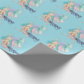 Hübsche Mermaids Geschenkpapier (Ecke)