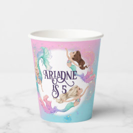 Hübsche Mermaids-Papiersorten Pappbecher