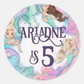 Hübsche Mermaids Stickers (Vorderseite)