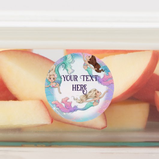 Hübsche Mermaids Stickers Etiketten (Befestigt)