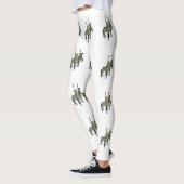 Hübsche Merry Go Round Carousel Pferde Frauen Leggings (Links)