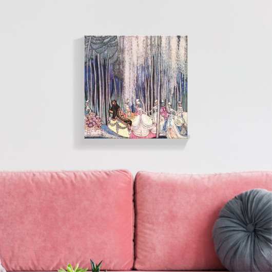 Hübsche Messe Leinwand Princess Kunst, Dichtung un (Insitu (Wohnzimmer))