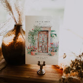 Hübsche mexikanische Haustür | TISCHNUMMER