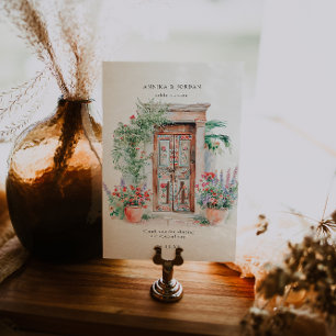 Hübsche mexikanische Haustür   TISCHNUMMER