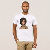 Hübsche Michelle Obama stellen gegenüber T-Shirt (Vorne ganz)