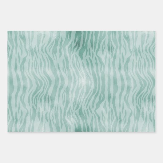 Hübsche Minze Geschenkpapier Set (Vorderseite 2)