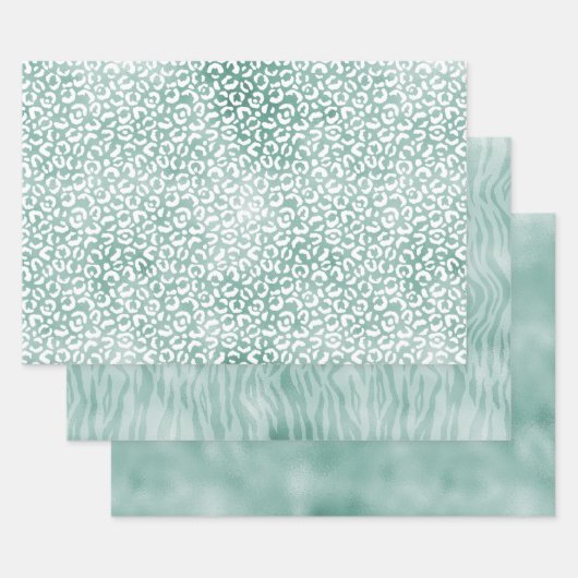 Hübsche Minze Geschenkpapier Set (Set)