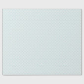 Hübsche Minze Grüne Schneeflocken Licht Grün Weihn Geschenkpapier (Flach)