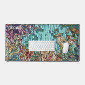 Hübsche, moderne, Abstrakte und individuell gestal Schreibtischunterlage (Tastatur & Maus)