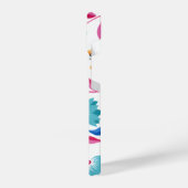 Hübsche moderne Folkart iPhone Hülle (Linke Seite)