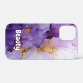 Hübsche moderne Imitate iridescent w/ Name Case Ma (Rückseite (Horizontal))