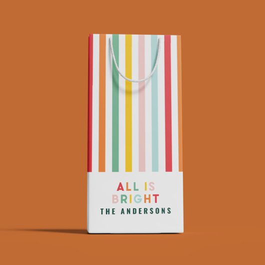 Hübsche moderne minimalistische Weihnachtszeit Kleine Geschenktüte