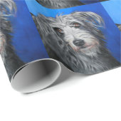 "Hübsche Mohnblume" - Lurchermädchen Geschenkpapier (Rolleneckpunkt)