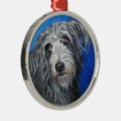 "Hübsche Mohnblume" - Lurchermädchen Ornament Aus Metall (Rechts)