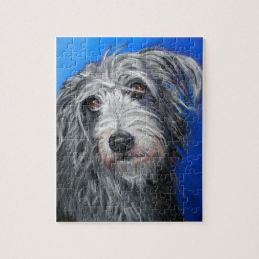 "Hübsche Mohnblume" - Lurchermädchen Puzzle (Vertikal)