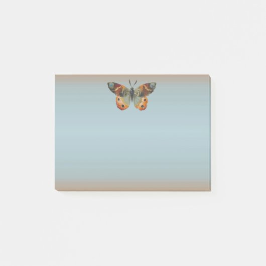 Hübsche Monarchschmetterlingsfarben Post-it Klebezettel (Vorderseite)